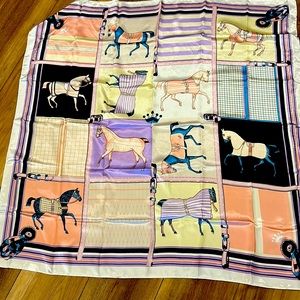 A beautiful horse scarf